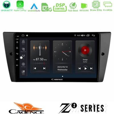 VL Garage - Cadence Z2 Series 8Core Android14 4+64GB BMW 3 Series 2006-2011 Navigation Multimedia Tablet 9" Με Carplay & Android Auto - VL-U-Z2-BM0751