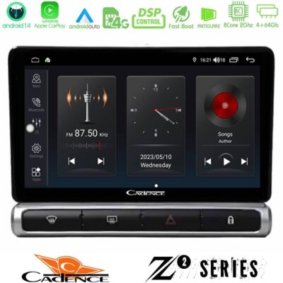 VL Garage - Cadence Z2 Series 8Core Android14 4+64GB Citroen C3 2016-> Navigation Multimedia Tablet 9" Με Carplay & Android Auto - VL-U-Z2-CT2503