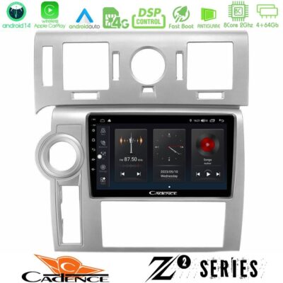 VL Garage - Cadence Z2 Series 8Core Android14 4+64GB Hummer H2 2008-2009 Navigation Multimedia Tablet 9" Με Carplay & Android Auto - VL-U-Z2-HU002N