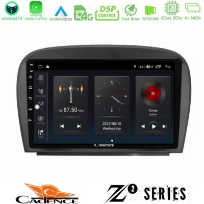 VL Garage - Cadence Z2 Series 8Core Android14 4+64GB Mercedes SL Class 2005-2011 Navigation Multimedia Tablet 9" Με Carplay & Android Auto - VL-U-Z2-MB0479
