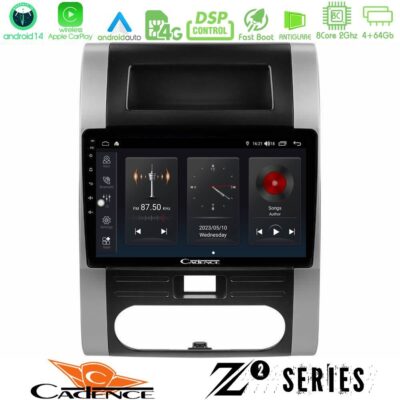 VL Garage - Cadence Z2 Series 8Core Android14 4+64GB Nissan X-Trail T31 Navigation Multimedia Tablet 10" Με Carplay & Android Auto - VL-U-Z2-NS0223