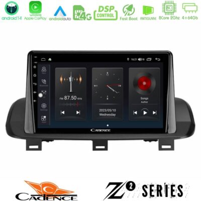 VL Garage - Cadence Z2 Series 8Core Android14 4+64GB Nissan Qashqai J12 & X-Trail T33 Navigation Multimedia Tablet 10" Με Carplay & Android Auto - VL-U-Z2-NS2114