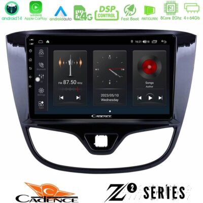 VL Garage - Cadence Z2 Series 8Core Android14 4+64GB Opel Karl 2017-2019 Navigation Multimedia Tablet 9" Με Carplay & Android Auto - VL-U-Z2-OP1060