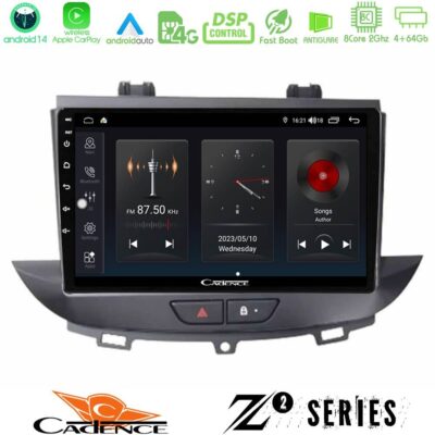 VL Garage - Cadence Z2 Series 8Core Android14 4+64GB Opel Grandland/Crossland X Navigation Multimedia Tablet 9" Με Carplay & Android Auto - VL-U-Z2-OP1737