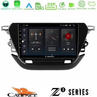 VL Garage - Cadence Z2 Series 8Core Android14 4+64GB Opel Corsa F 2019-2023 Navigation Multimedia Tablet 9" Με Carplay & Android Auto - VL-U-Z2-OP1740