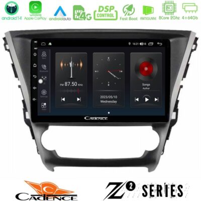 VL Garage - Cadence Z2 Series 8Core Android14 4+64GB Toyota Avensis 2015-2018 Navigation Multimedia Tablet 9" Με Carplay & Android Auto - VL-U-Z2-TY1319