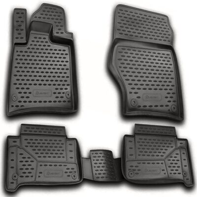 VL Garage - ΜΑΡΚΕ ΠΑΤΑΚΙΑ ΣΕ ΣΚΑΦΗ TPE ΛΑΣΤΙΧΟ ΓΙΑ AUDI Q7 2005-2015 ΣΕ ΑΝΘΡΑΚΙ ΣΚΟΥΡΟ ΓΚΡΙ ΧΡΩΜΑ NOVLINE - 4 ΤΕΜ. - VL-EXP.NLC.04.16.211K