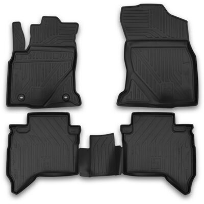 VL Garage - ΜΑΡΚΕ ΠΑΤΑΚΙΑ ΣΕ ΣΚΑΦΗ TPE ΛΑΣΤΙΧΟ ΓΙΑ TOYOTA HILUX 4D 08/2015+ ΣΕ ΜΑΥΡΟ ΧΡΩΜΑ NOVLINE - 4 ΤΕΜ. - VL-EXP.CARTYT00021
