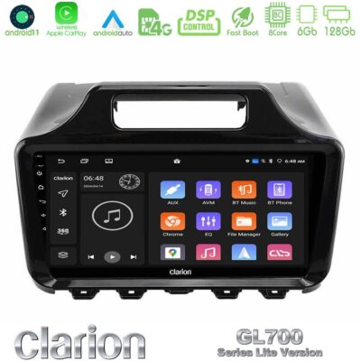 VL Garage - Clarion GL700 Lite Series Toyota iQ 2008 – 2015 8Core Android11 6+128GB Navigation Multimedia Tablet 9" Με Carplay & Android Auto Με Carplay & Android Auto - VL-U-G76L-TY2197
