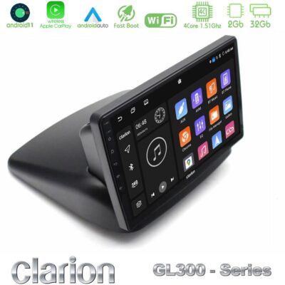 VL Garage - Clarion GL300 Series 4Core Android11 2+32GB Fiat Doblo 2002-2009 Navigation Multimedia Tablet 10" Με Carplay & Android Auto - VL-U-GL3-FT1892