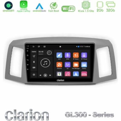 VL Garage - Clarion GL300 Series 4Core Android11 2+32GB Jeep Grand Cherokee 2005-2007 Navigation Multimedia Tablet 10" Με Carplay & Android Auto - VL-U-GL3-JP1152