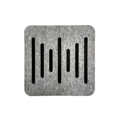 VL Garage - Audiodesigner Ecoplan Sounder Light Grey/Black Ηχοαπορροφητικό Πάνελ Πολυεστέρα 600x600x40 mm / 0