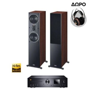 VL Garage - Magnat Πακέτο Stereo Hi-Fi με Ενισχυτή MC 400 και Ηχεία Δαπέδου Signature 505 + ΔΩΡΟ Ακουστικά Meze 99CLASSICS - VL-