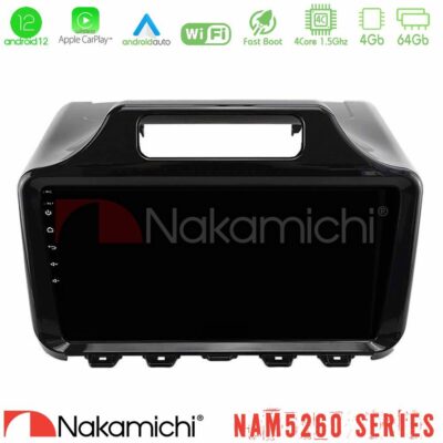 VL Garage - Nakamichi NAM5260 Series Toyota iQ 2008 – 2015 4Core Android12 4+64GB Navigation Multimedia Tablet 9" Με Carplay & Android Auto - VL-U-N44-TY2197