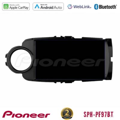 VL Garage - Pioneer SPH-PF97BT Series Toyota Yaris Multimedia Station 9" (Tablet Style) (Μαύρο Χρώμα) Με Carplay & Android Auto - VL-U-SPH-TY0635