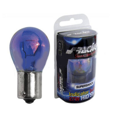 VL Garage - BAU15s 27W HID STYLE ΛΕΥΚΟ ΦΩΣ (ΜΟΝΟΠΟΛΙΚΟ-ΠΑΡΑΚΕΝΤΡΟ) SIMONI RACING - 1TΕΜ. - VL-HS/27W