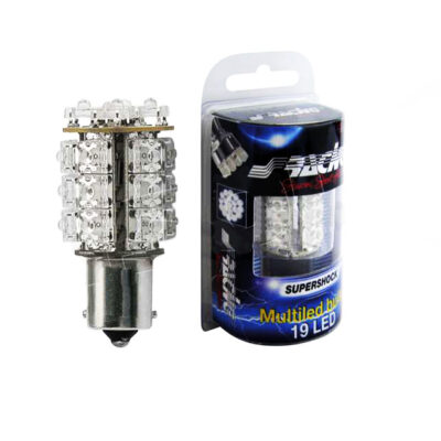 VL Garage - ΛΑΜΠΑΚΙ ΜΟΝΟΠΟΛΙΚΟ 20 LED 12V ΛΕΥΚΟ SIMONI RACING - 1 TEM. - VL-L20/W