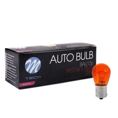 VL Garage - PY21W 24V 21W BAU15s ΜΟΝΟΠΟΛΙΚΟ ΠΑΡΑΚΕΝΤΡΟ ΠΟΡΤΟΚΑΛΙ ΦΩΣ ΚΟΥΤΙ 10ΤΕΜ. - VL-Z936