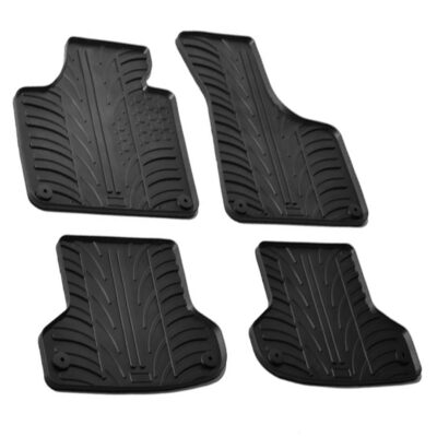VL Garage - ΜΑΡΚΕ ΠΑΤΑΚΙΑ ΣΕ ΣΚΑΦΗ ΛΑΣΤΙΧΟ ΓΙΑ AUDI A3 CABRIO 3D / SPORTBACK 5D 5/2003-10/2012 SUMISURA ΣΕ ΜΑΥΡΟ ΧΡΩΜΑ ME ΚΟΥΜΠΩΜΑΤΑ LAMPA - 4 ΤΕΜ. - VL-24376