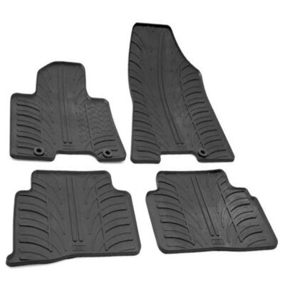 VL Garage - ΜΑΡΚΕ ΠΑΤΑΚΙΑ ΣΕ ΣΚΑΦΗ ΛΑΣΤΙΧΟ ΓΙΑ HYUNDAI TUCSON 9/2015-10/2020 SUMISURA ΣΕ ΜΑΥΡΟ ΧΡΩΜΑ ME ΚΟΥΜΠΩΜΑΤΑ LAMPA - 4 ΤΕΜ. - VL-24485