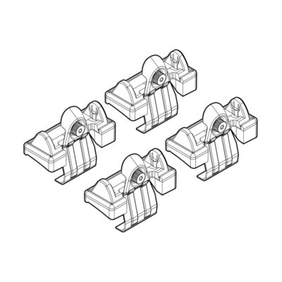 VL Garage - ΑΚΡΑ ΓΙΑ ΜΠΑΡΕΣ NORDRIVE ΓΙΑ TOYOTA COROLLA 5D 01/02-12/07 KIT - VL-N21008