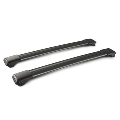 VL Garage - ΜΠΑΡΕΣ ΟΡΟΦΗΣ ΑΛΟΥΜΙΝΙΟΥ ΜΑΥΡΗ RAIL BAR STANDARD 85cm 2ΤΕΜ. ΜΕ ΚΛΕΙΔΙ - VL-Y8050240