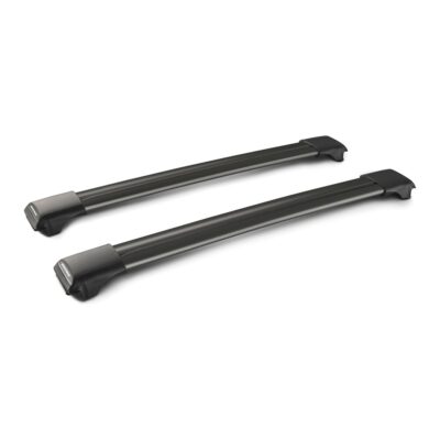 VL Garage - ΜΠΑΡΕΣ ΟΡΟΦΗΣ ΑΛΟΥΜΙΝΙΟΥ ΜΑΥΡΗ RAIL BAR STANDARD 97cm ΜΕ ΚΛΕΙΔΙ - 2 TEM. - VL-Y8050242