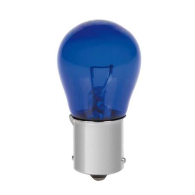VL Garage - P21W 12V 21W BA15s ΜΟΝΟΠΟΛΙΚΟ ΜΠΛΕ BLUE DYED-GLASS 2ΤΕΜ. BLISTER - VL-13950